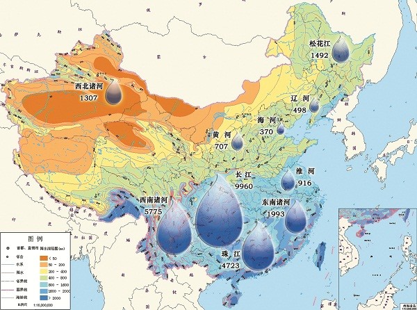 中国人口分布图_中国人口地理分布图