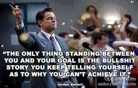 the only thing standing between you and your goal is the bull