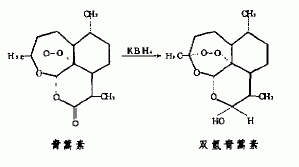 中文名:双氢青蒿素 英文名 dihydroartemisinin 分子式 c15h24o5 分子