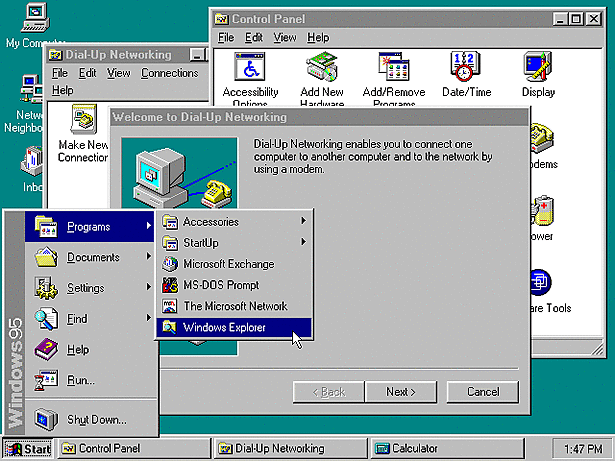 microsoft windows 95, source