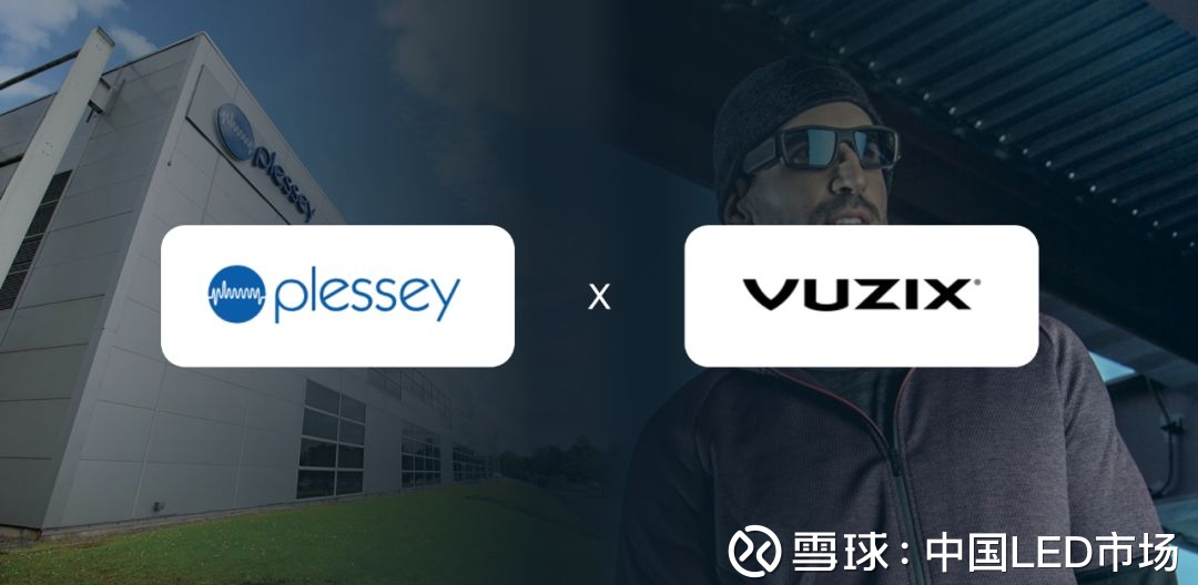 vuzix牵手plessey,开发新一代microled ar智能眼镜