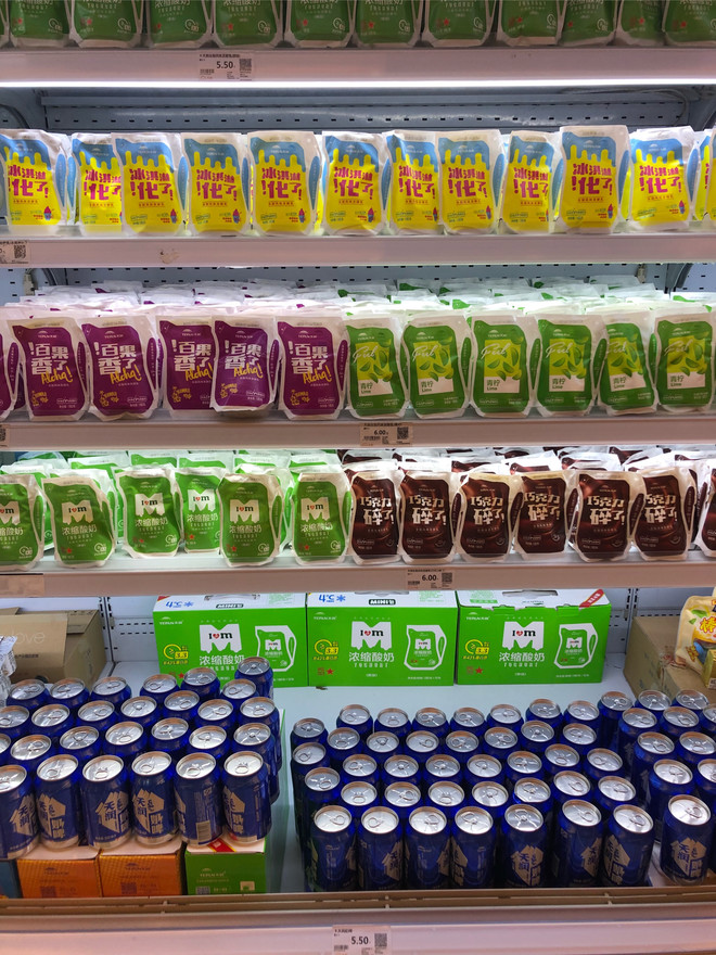 $天润乳业(sh600419)$ 天虹百货超市铺货情况,主要是酸奶和奶啤听说都