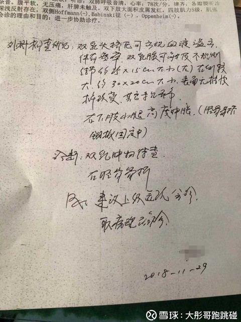 人人都说医生写字乱,今天从基层医院转过来一个患者,这医生临时的会诊