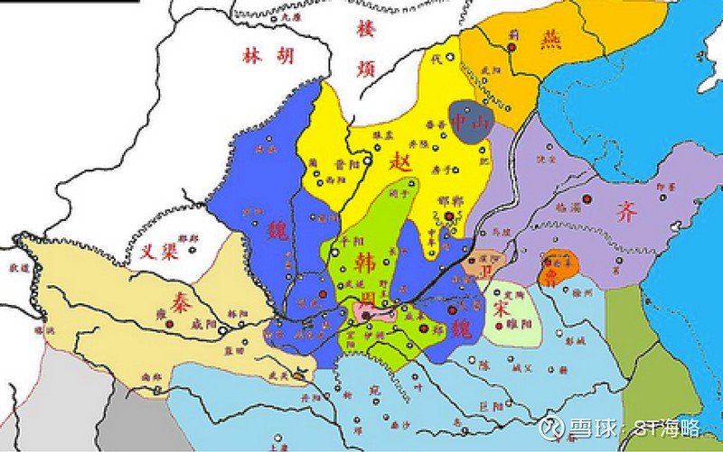 一条黄河,将魏国分成了四块地方. 我们逐一来看. 河东地