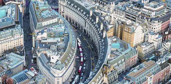 皇室地产持有的资产包括伦敦市中心黄金地段摄政街(regent street)
