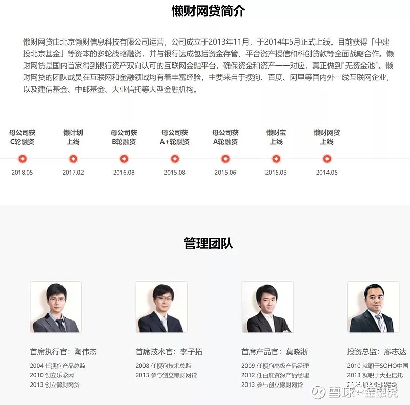 北京懒财信息科技有限公司注册资本2亿人民币,法人代表陶伟杰,唯一