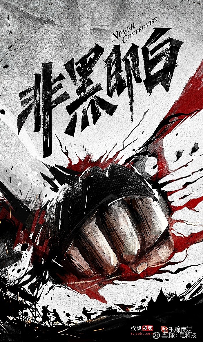 《非黑即白》爆概念海报和预告片 热血漫画风"荷尔蒙炸裂"