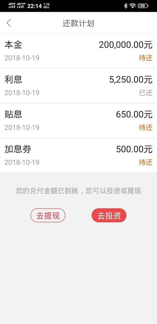 通过了解,该用户在聚宝汇先后购买了总计金额超过20万元的理财产品