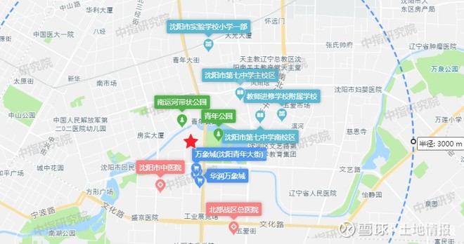 宝能夺沈阳沈河区九中地块,楼面价12000元/㎡