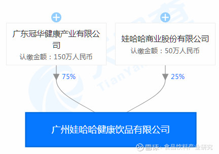 娃哈哈奶茶店项目运营公司的股份结构