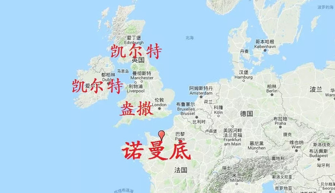 法国国王就分了他们一块地,就在现在诺曼底那一带,当时叫诺曼底公国