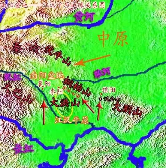 附:南阳盆地江汉平原地缘图