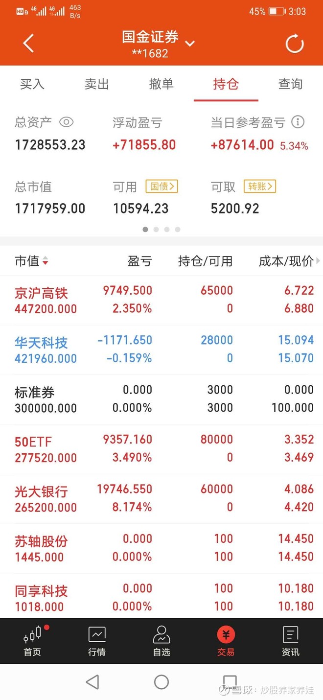 股票账户_最新股票账户信息 - 雪球