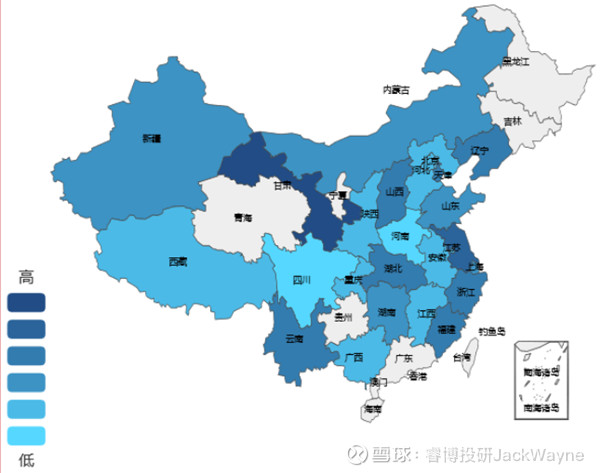 各省猪肉销售价格情况