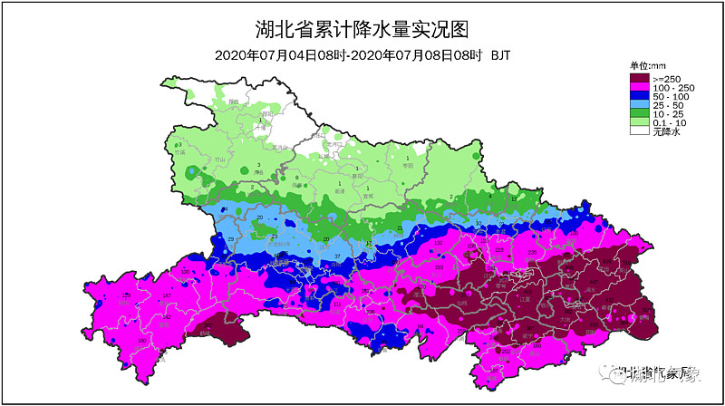 湖北今年的降雨真是逆天,清江流域在6月末以大量弃水,全线满发的状态