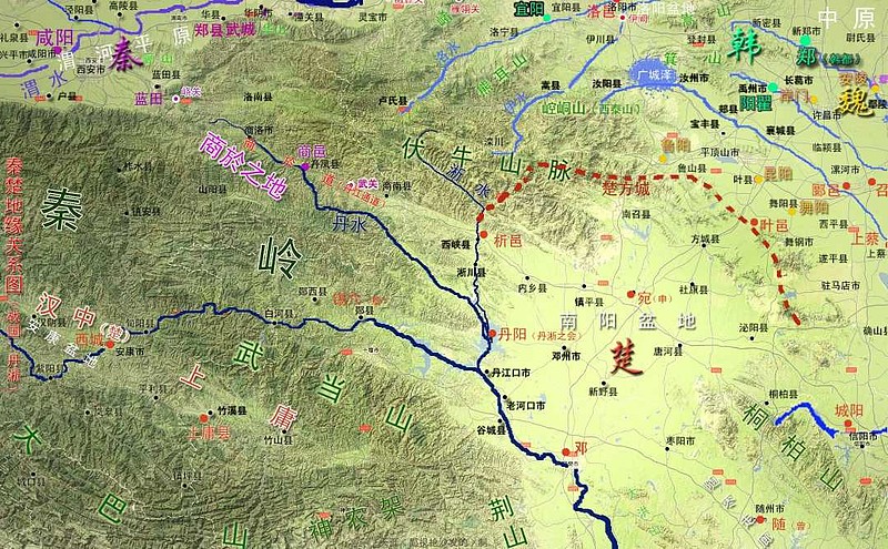 秦楚围绕六百里"商於之地"的争夺