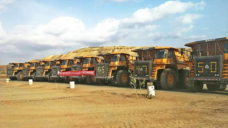 9台百吨级矿车交付东北非国货鏖战撒哈拉
