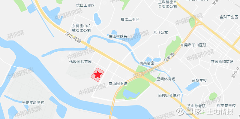 土地位置东莞市茶山镇横江村.