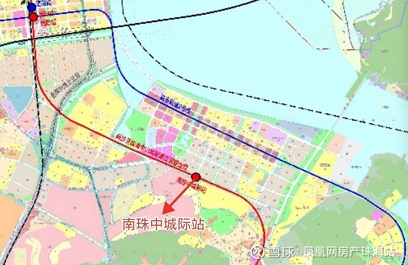 南珠城际,城轨2号线站点!北站或可换乘3条轨道!
