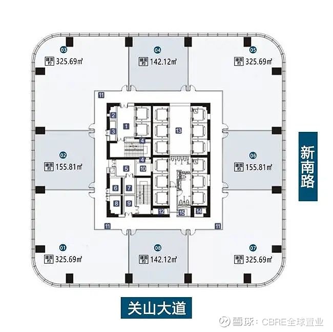 保利国际中心平面图