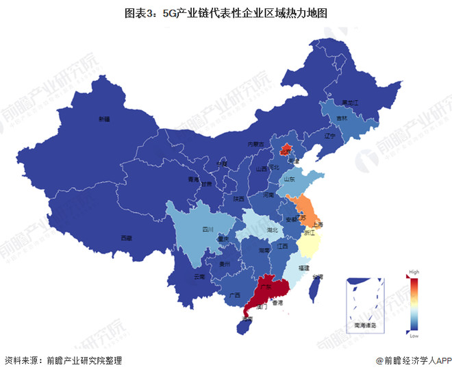 【干货】5g产业链全景梳理及区域热力地图