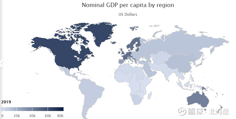 【榜单】unsd:2019年全球经济体人均gdp排行榜