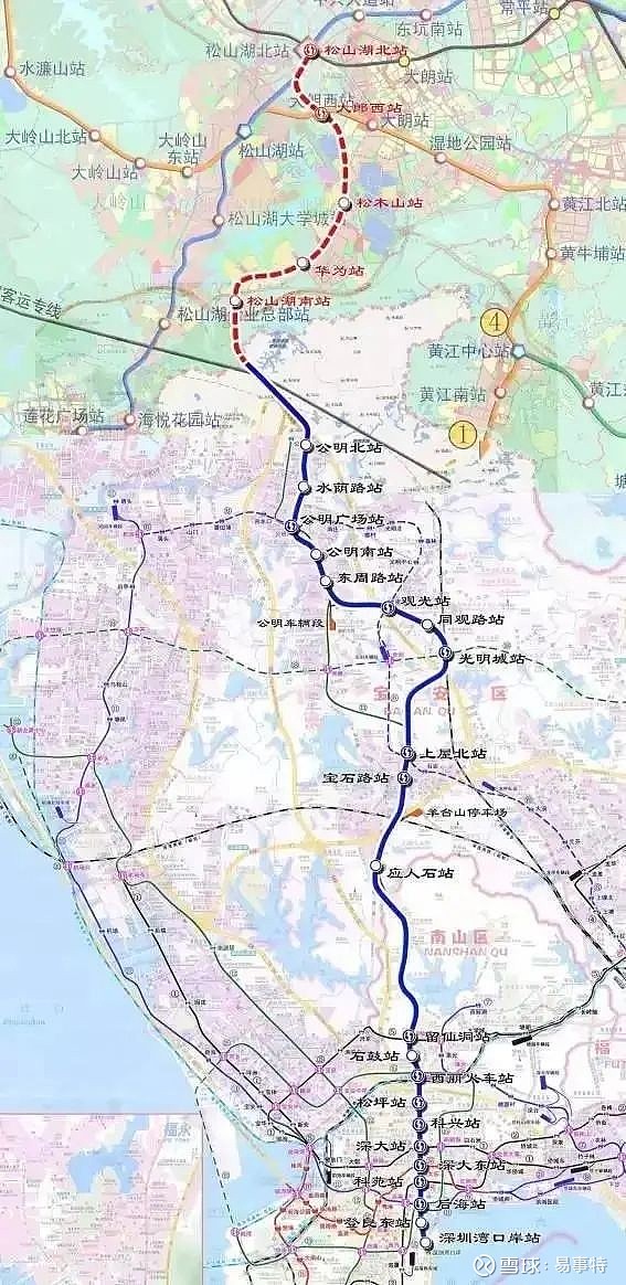 重磅省发改委投资953亿地铁28号线将连通松山湖和深圳