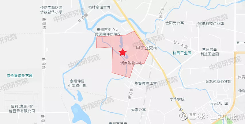 天惠投资509亿摘得惠州仲恺高新区一宗商住地成交楼面价198754元㎡