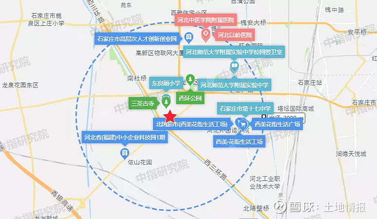 中冶2075亿斩获石家庄桥西区一宗商住地成交楼面价6890元㎡