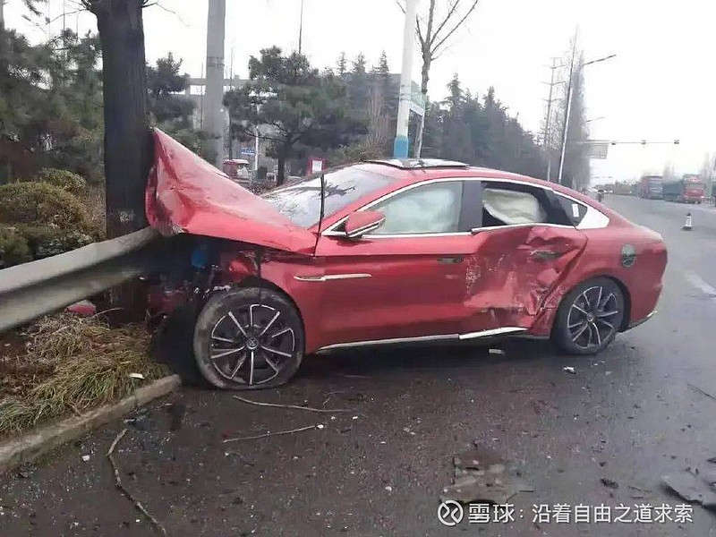 比亚迪汉简配比亚迪汉碰撞怕过谁