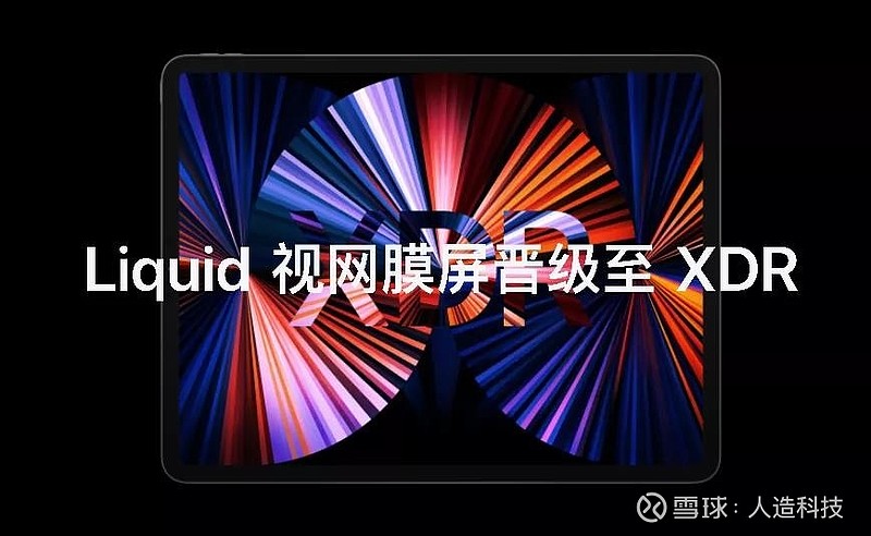 9英寸ipad pro升级到了liquid视网膜xdr显示屏,用上了mini-led技术.