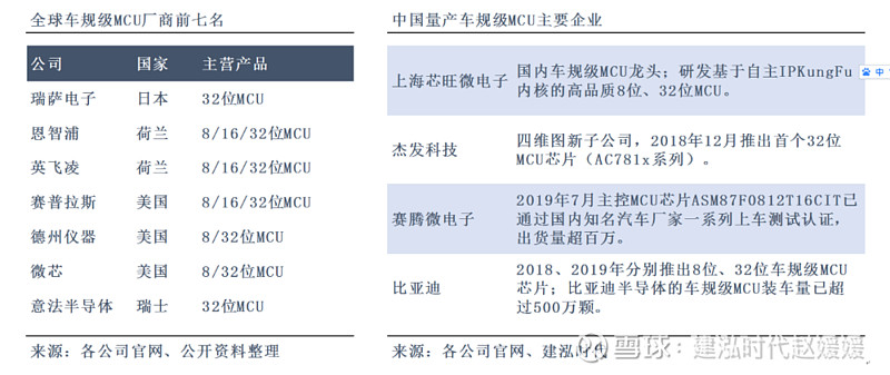 车规级芯片行业分析