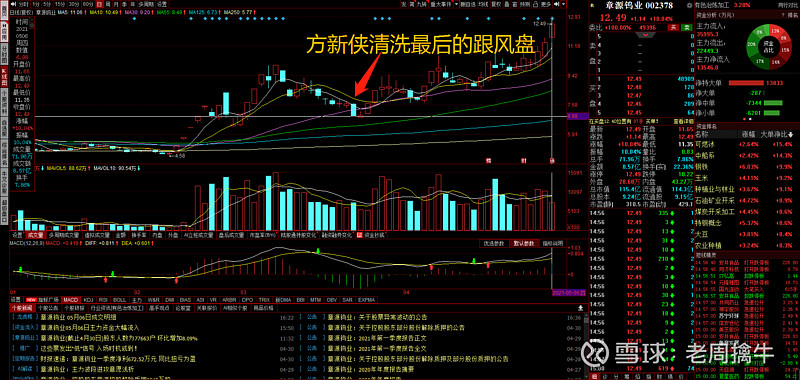 有色板块风起云涌,方新侠玩转章源钨业放假期间总舵
