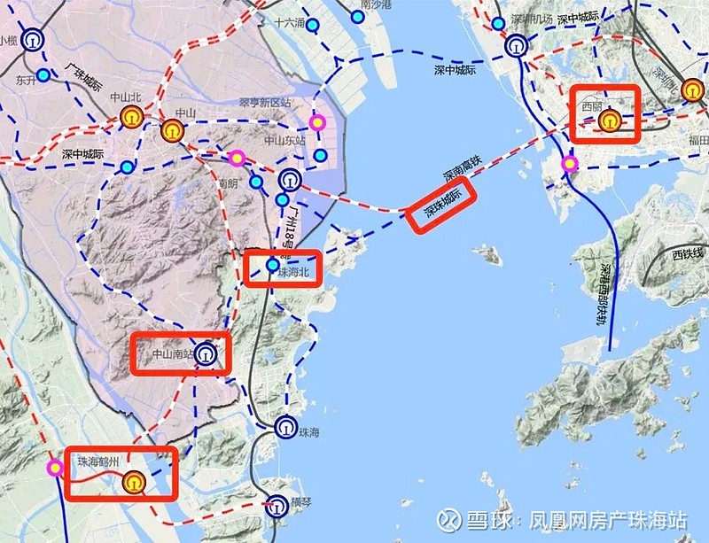 明珠站点曝光!珠海机场新增北延城轨!