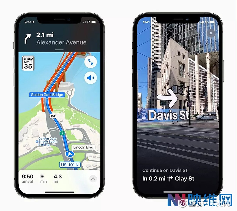 ios15为苹果地图带来全新ar导航功能