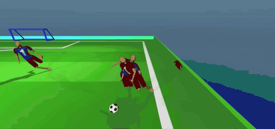 deepmind训练ai玩足球,风骚走位比中国男足都强(狗头)