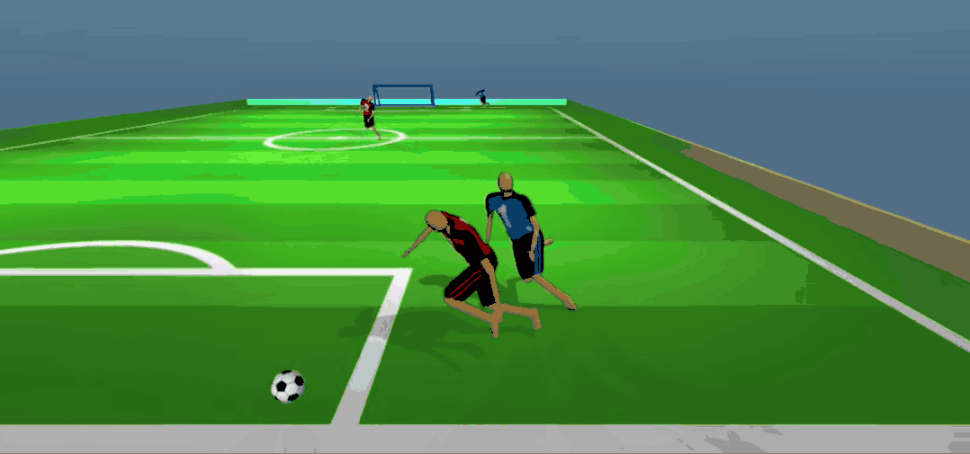 deepmind训练ai玩足球,风骚走位比中国男足都强(狗头)