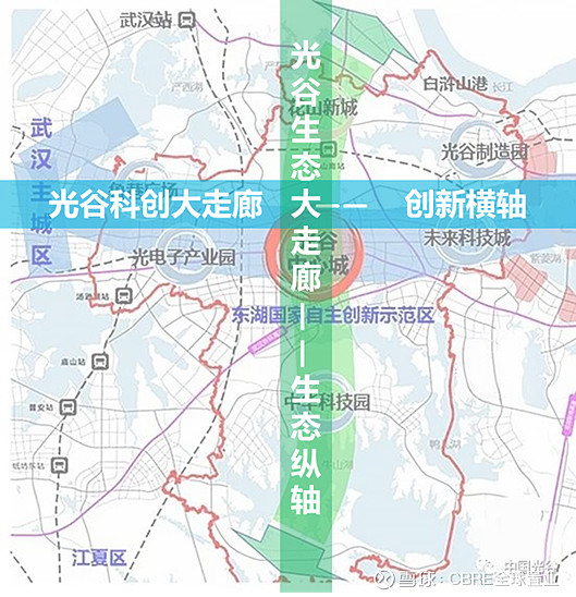 今年年初,武汉东湖高新区发布光谷"十四五"规划及2035年远景目标,明确