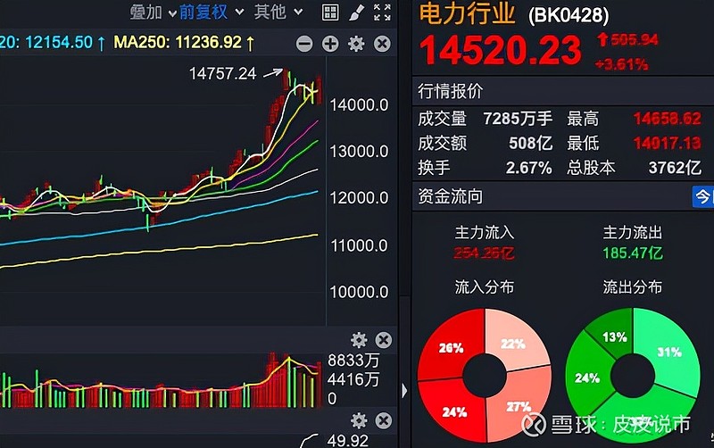 中国股市仅有这5家企业才是真正的电力板块龙头股