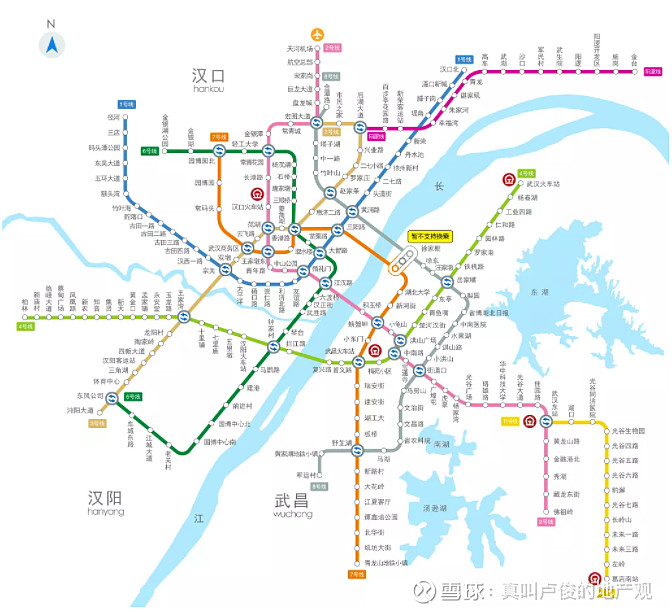 能看到的武汉早期地铁规划图