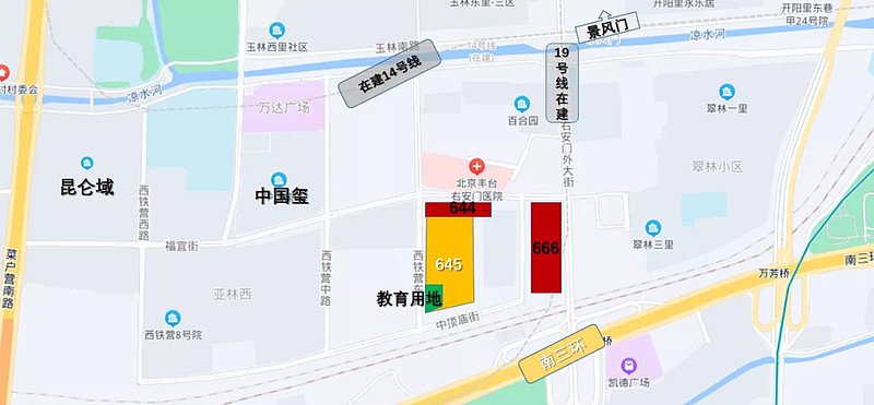 2022年丰台拟供应10宗宅地三环两宗五环七宗