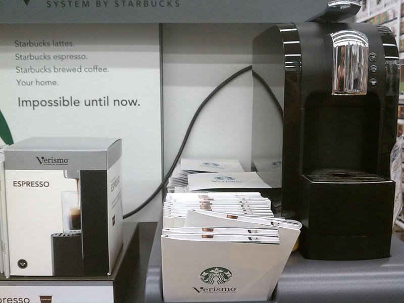 星巴克咖啡机verismo $星巴克(sbux)$新出的verismo咖啡机.