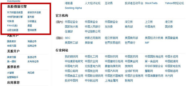 网址导航: 你最常用的选股器是哪个? 我想选一