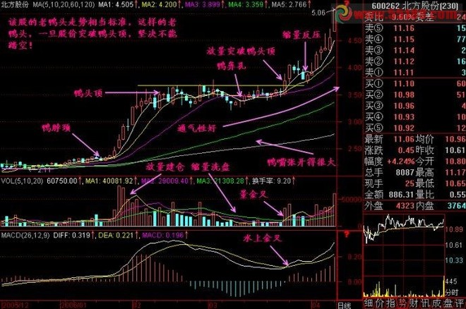 小鱼的冷酷仙境: 炒股之K线形态选股--老鸭头形