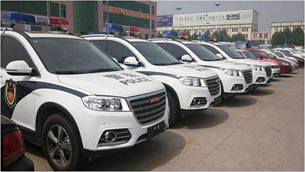 辆哈弗h6警车,哈弗h6再次用品质证明无可挑剔,获得临沂市公安局的青睐