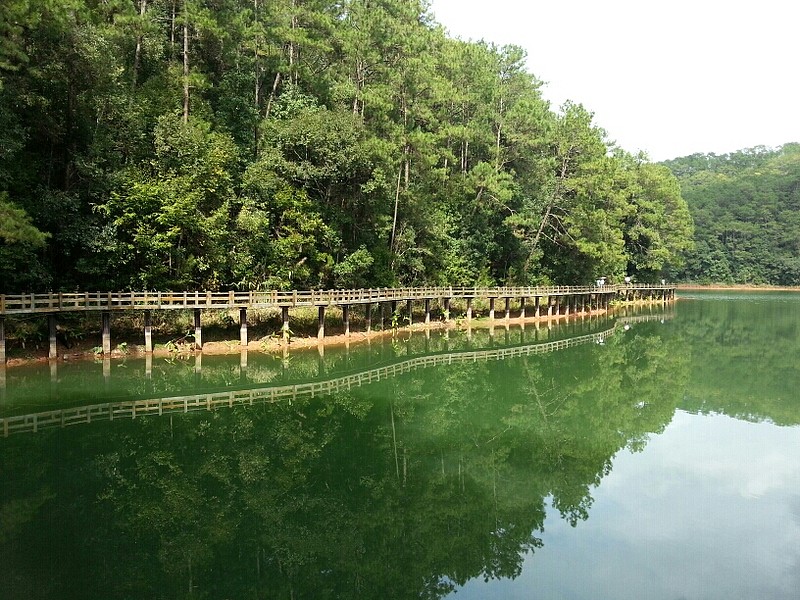 普洱梅子湖公園,人很少.