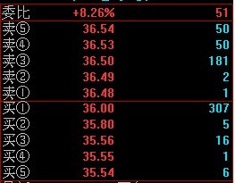 自 孙建军的新浪博客 《新广盯盘》 买卖五档看