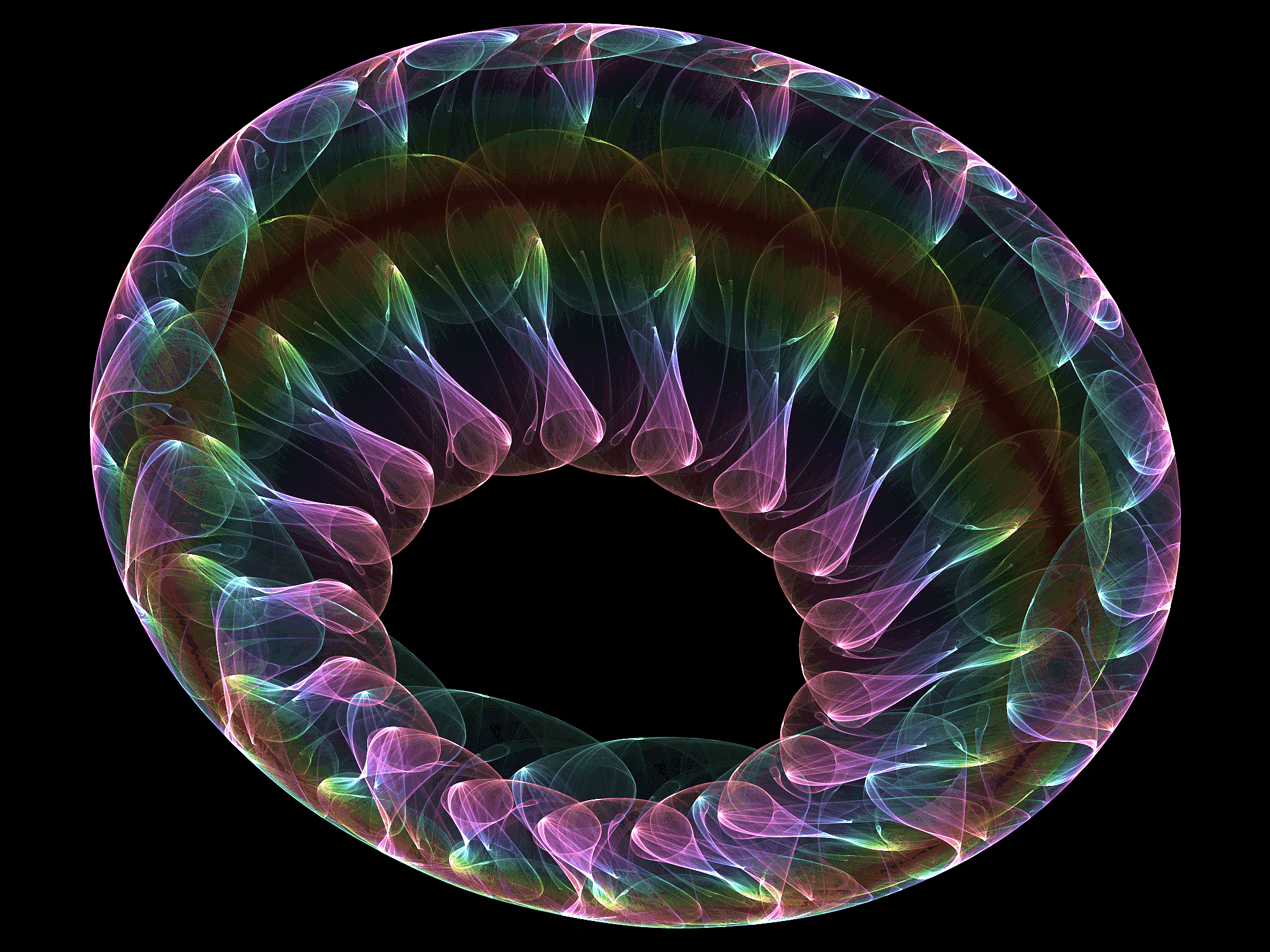 刚用分型软件chaoscope生成的几张分形图片