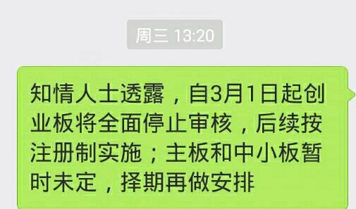 創業板註冊制傳聞已澄清,今天如何操作?