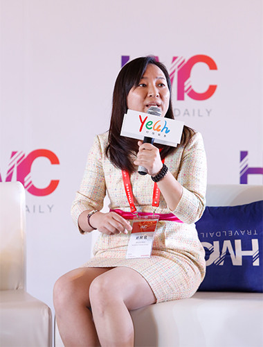 图为:刘欣欣 华住酒店集团 首席信息官 刘欣欣